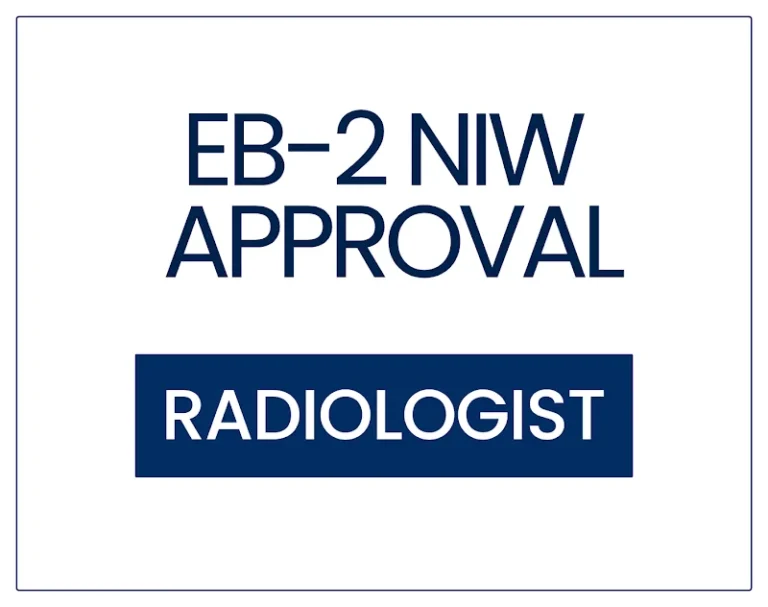 EB-2 NIW Approval for a Cardiothoracic Imaging Specialist