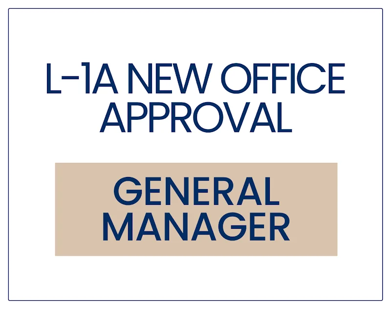L-1A New Office Approval for a Fashion Business General Manager