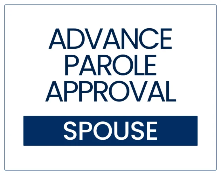 Advance Parole approval card for the spouse of an EB-2 NIW neurosurgical researcher