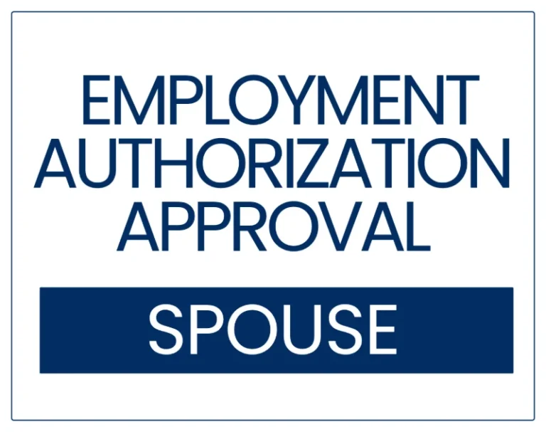 Employment authorization approval card for the spouse of an EB-2 NIW medical biochemist